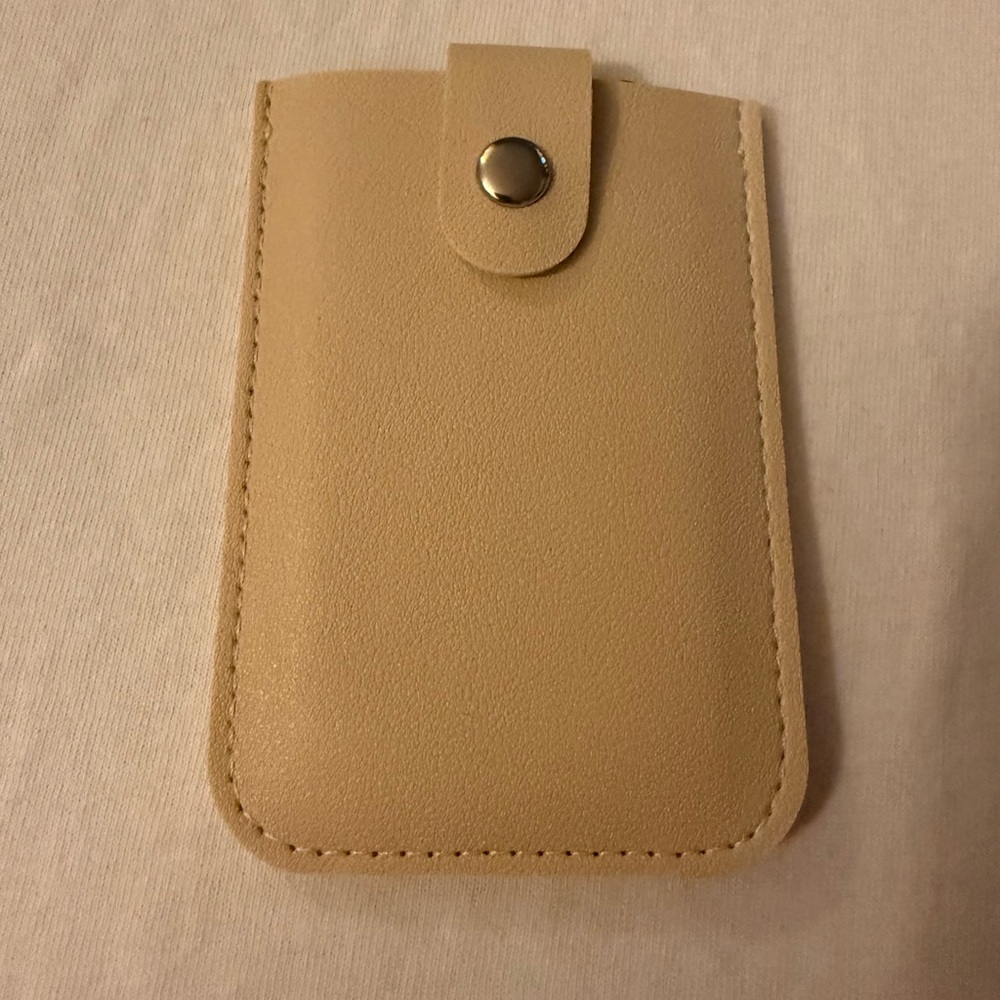 Card Holder In Tan